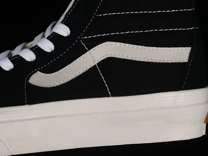 All categories Vans Vans series Vans Hi Vans high-top Vans SK8-Hi VR3 Vans official classic black and white simple casual canvas shoes VN0005UN1KP
